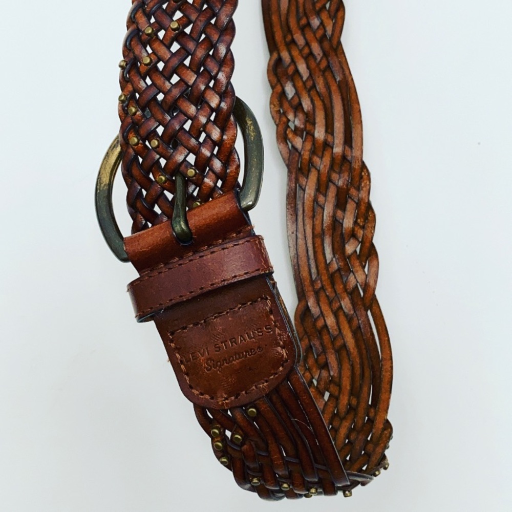 Ceinture tressée en cuir brun 🤎 Levi’s